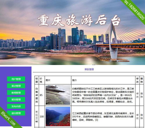 重慶旅游網(wǎng)站設(shè)計與旅游開發(fā)項目策劃解析